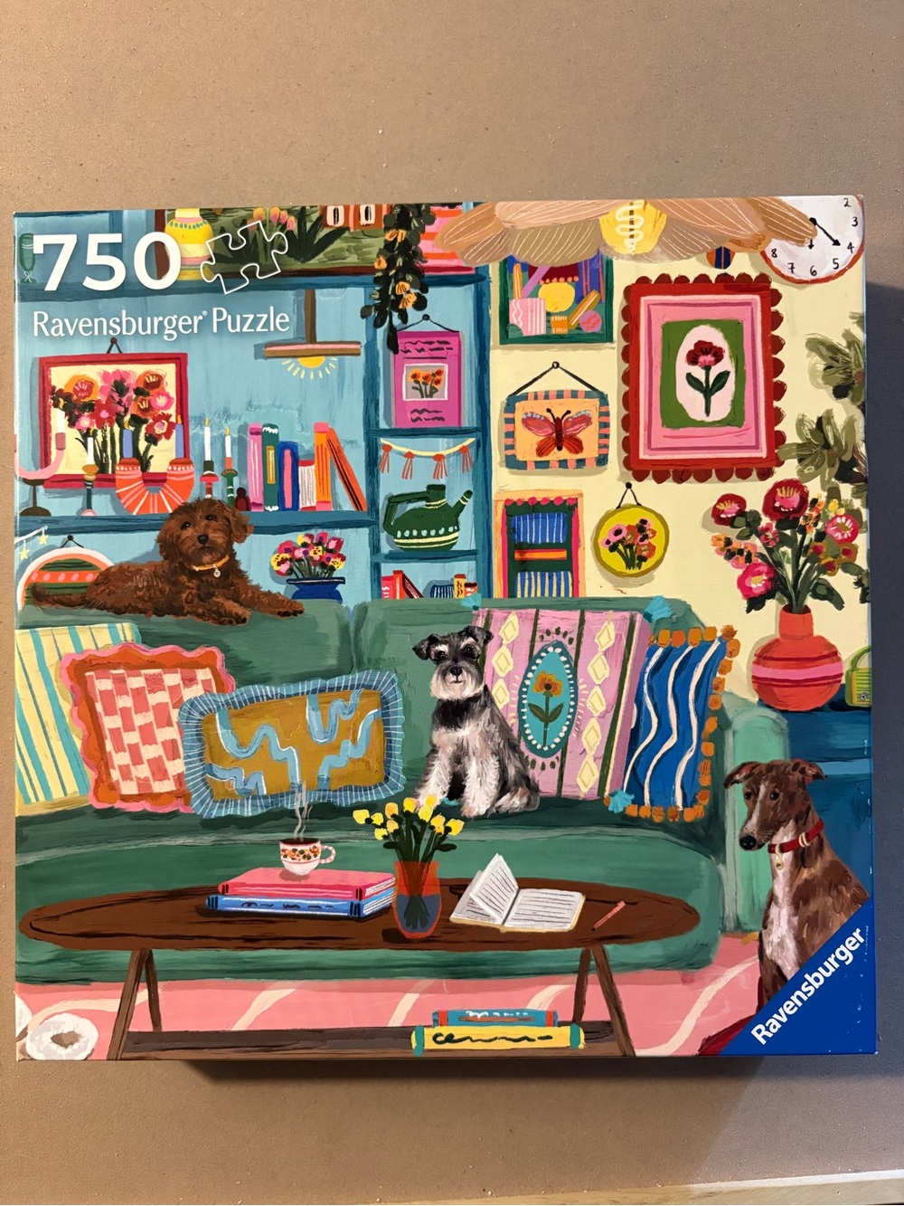 Ravensburger Colorful Teal Sofa Living Room Puzzle
